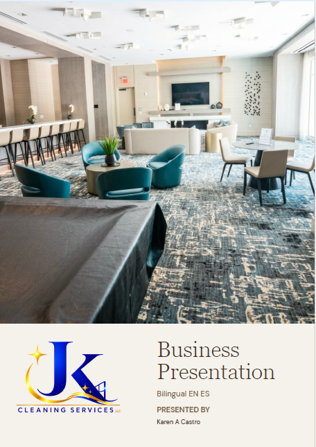 Jesse's K&F Cleaning Services brochure cover